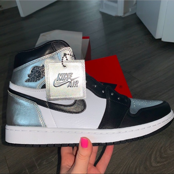 Jordan Other - Air Jordan 1 Silver Toe